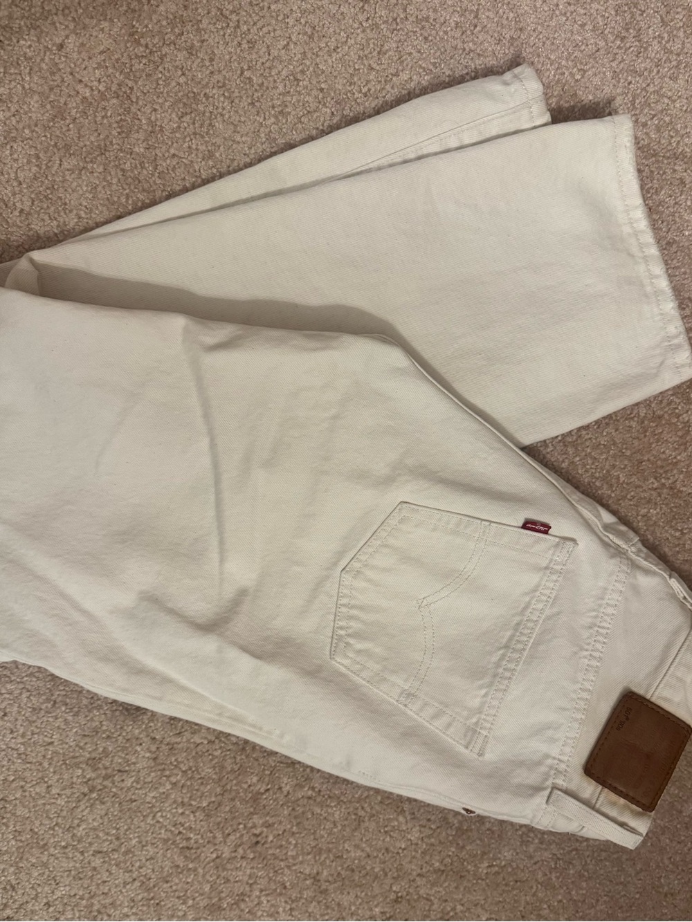 Levi's 501 90s Straight-Leg Jeans in White